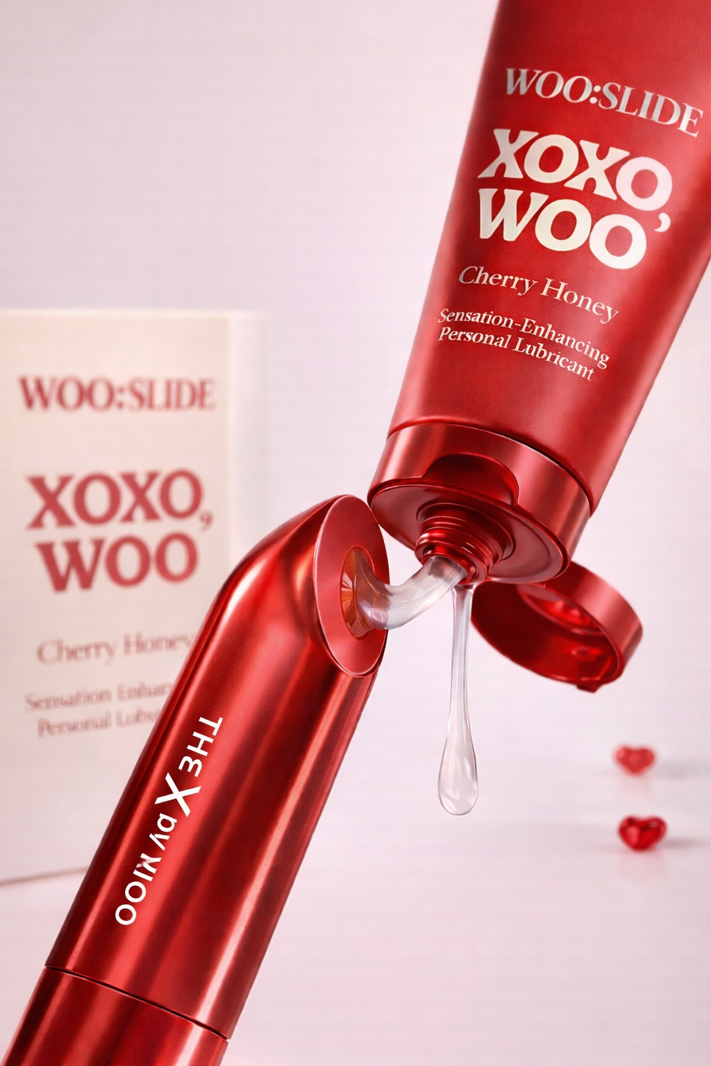 WOO:SLIDE — XOXO, WOO Cherry Honey Sensation-Enhancing Personal Lubricant
